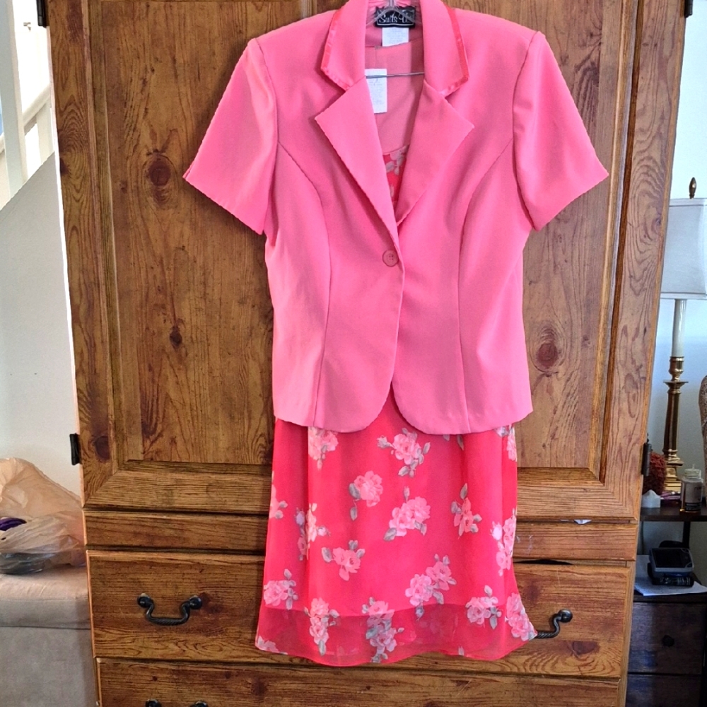 Vintage Suits Us 2 Pc Dress Jacket Suit 11/12